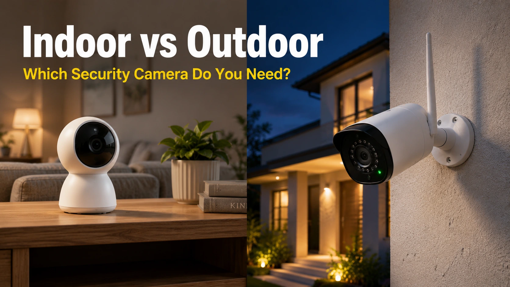 Indoor vs outdoor security camera comparison