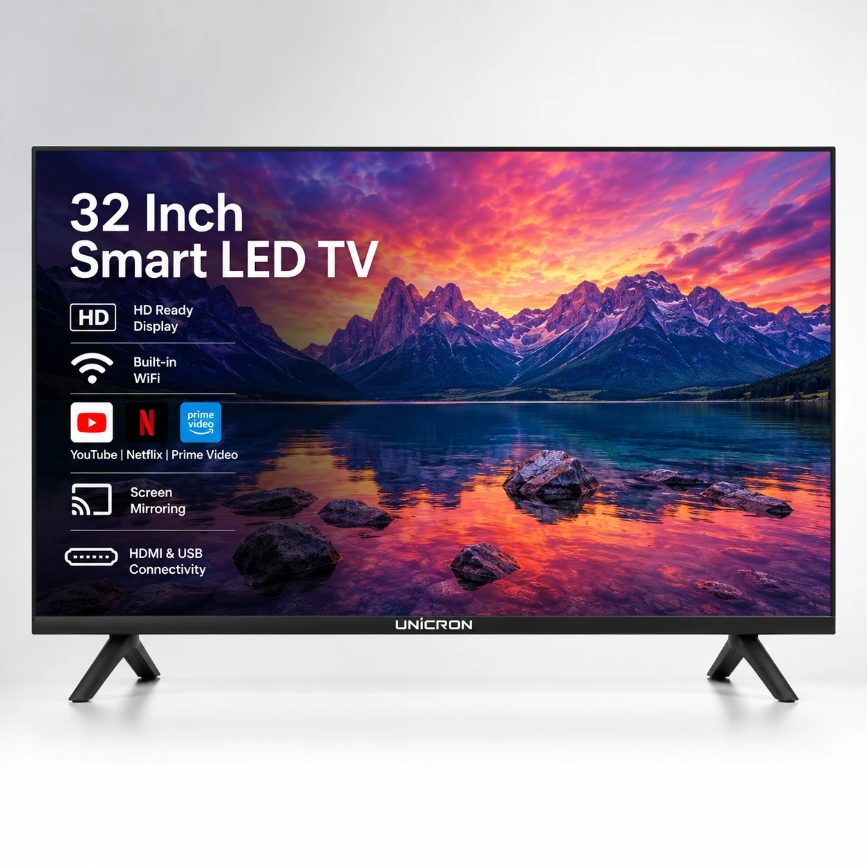 UNICRON 32 Inch Android Smart TV