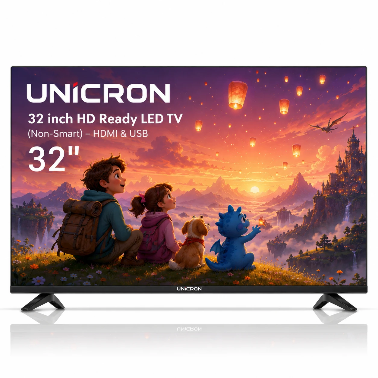 UNICRON 32 inch HD Ready LED TV (Non-Smart)