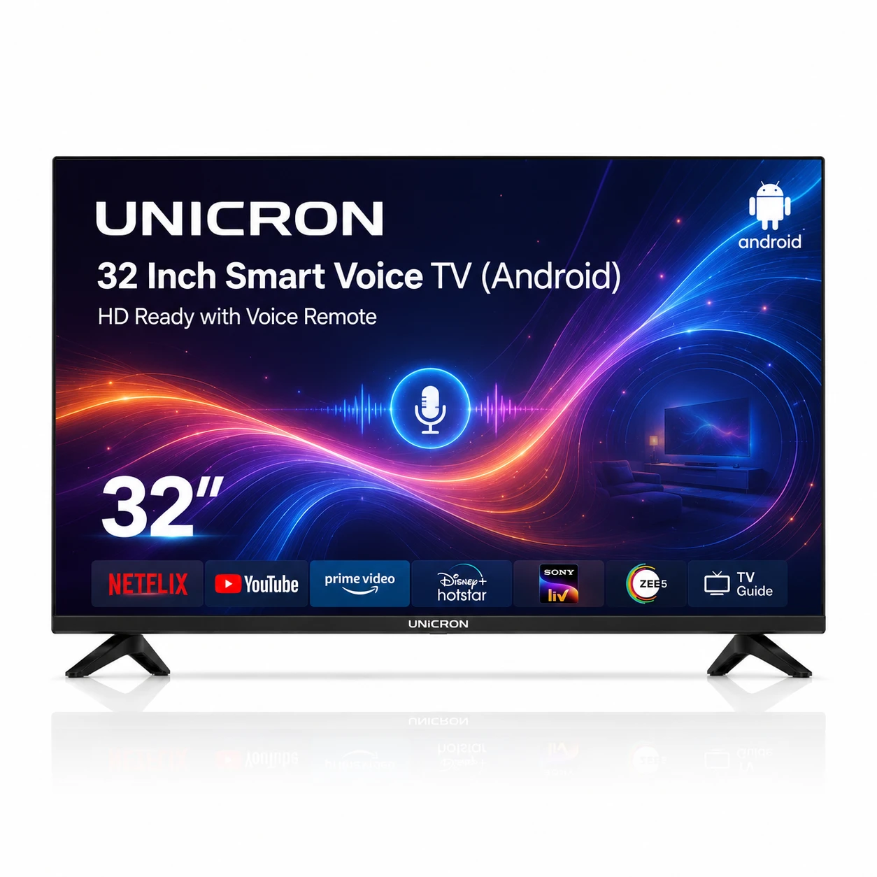 UNICRON 32 Inch Smart Voice TV