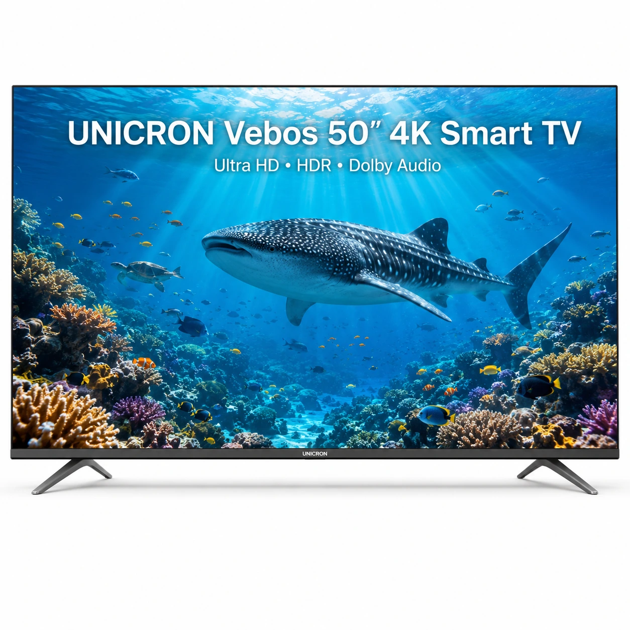 UNICRON Vebos 50 Inch 4K Ultra HD Smart LED TV