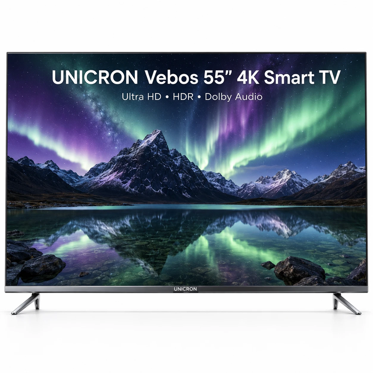 UNICRON Vebos 55 Inch 4K Ultra HD Smart LED TV
