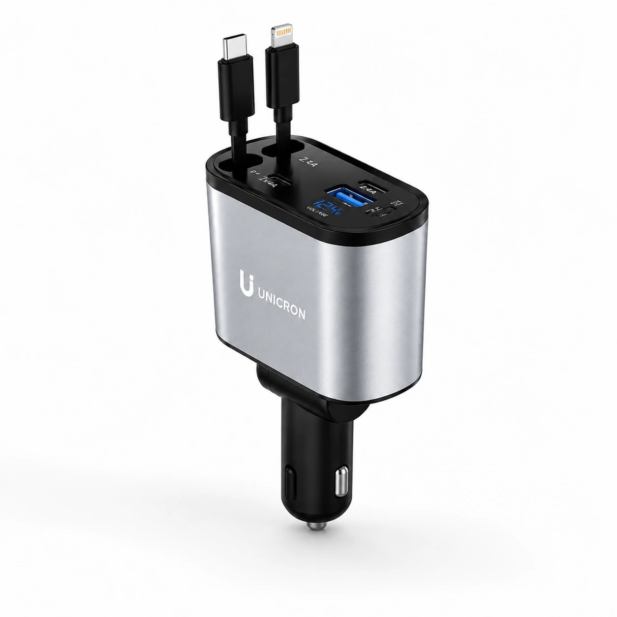UNICRON 120W 4-in-1 Fast Car Charger